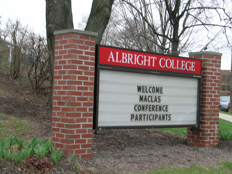 Welcoming MACLAS to Albright