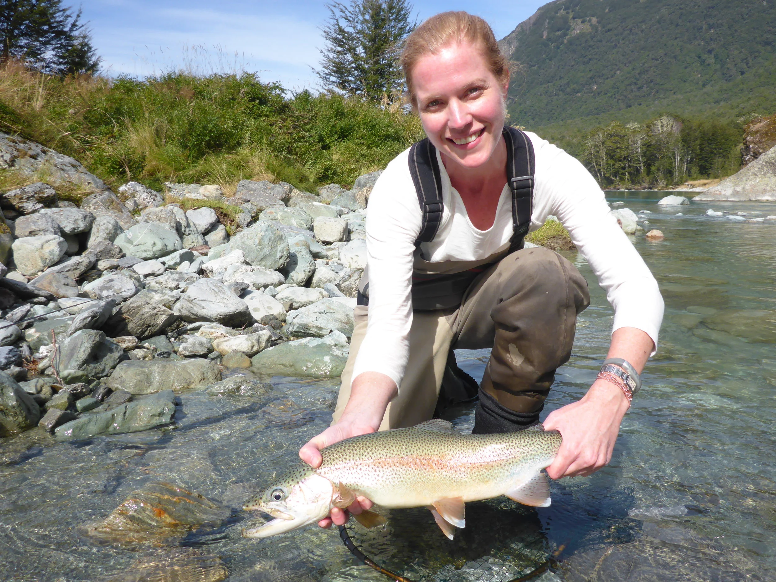 First day casting a fly!!