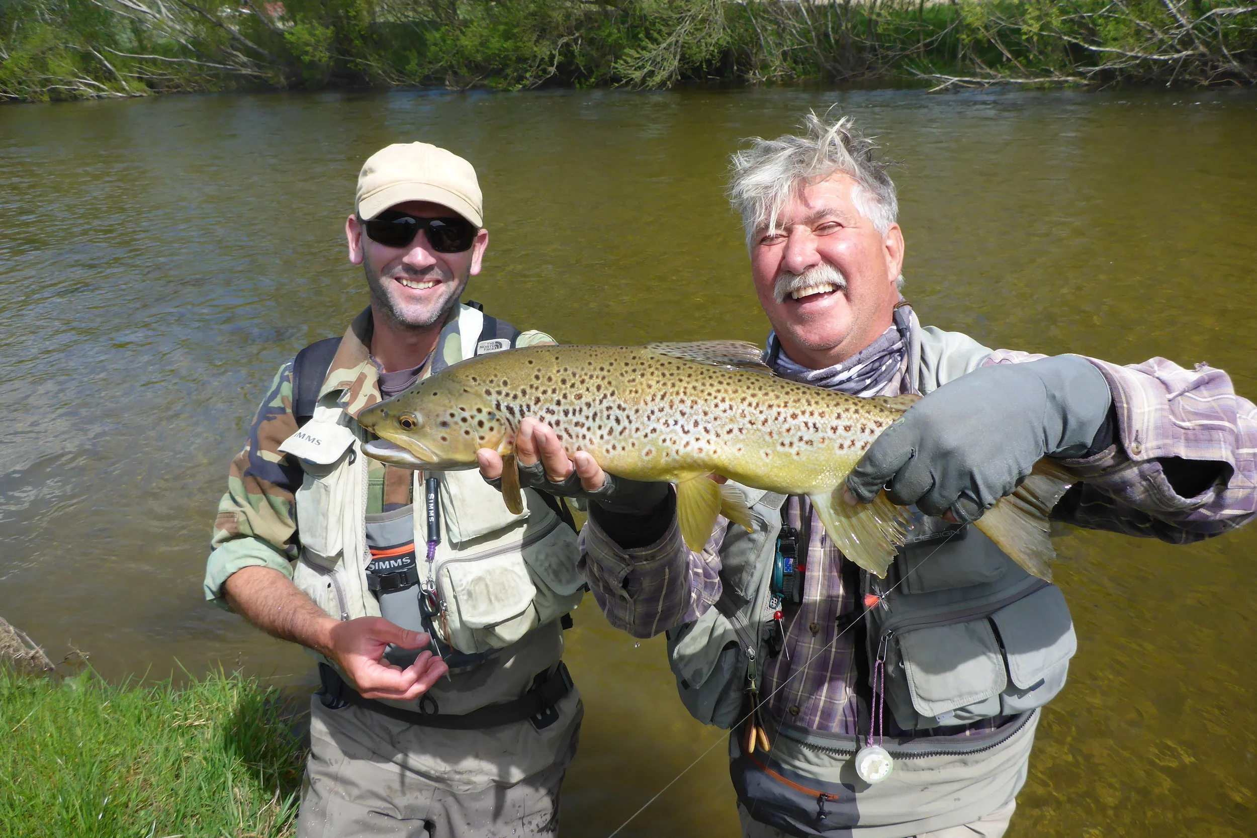 Bryan with a great brown!