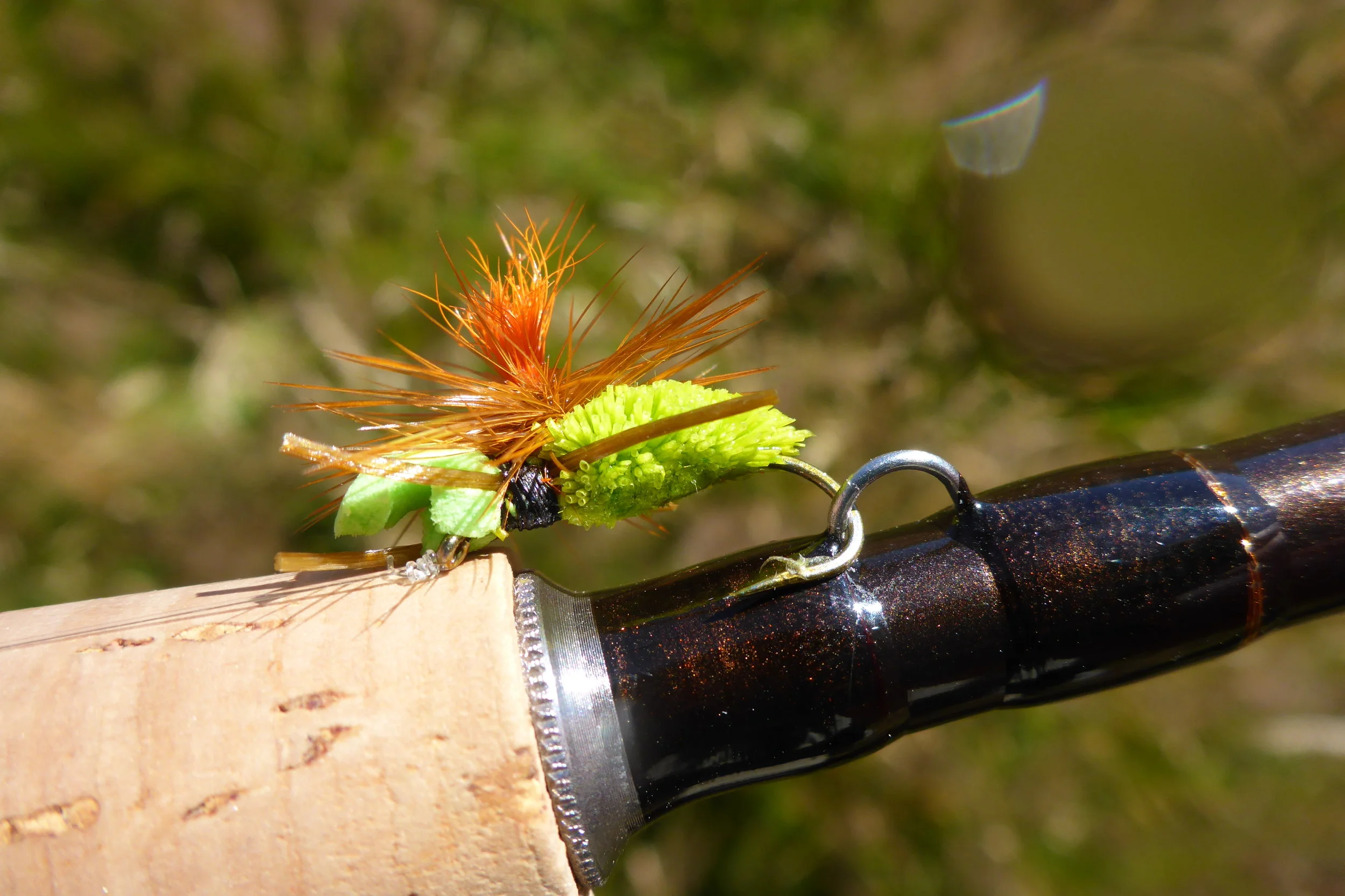Stu's green cicada. Deadly!