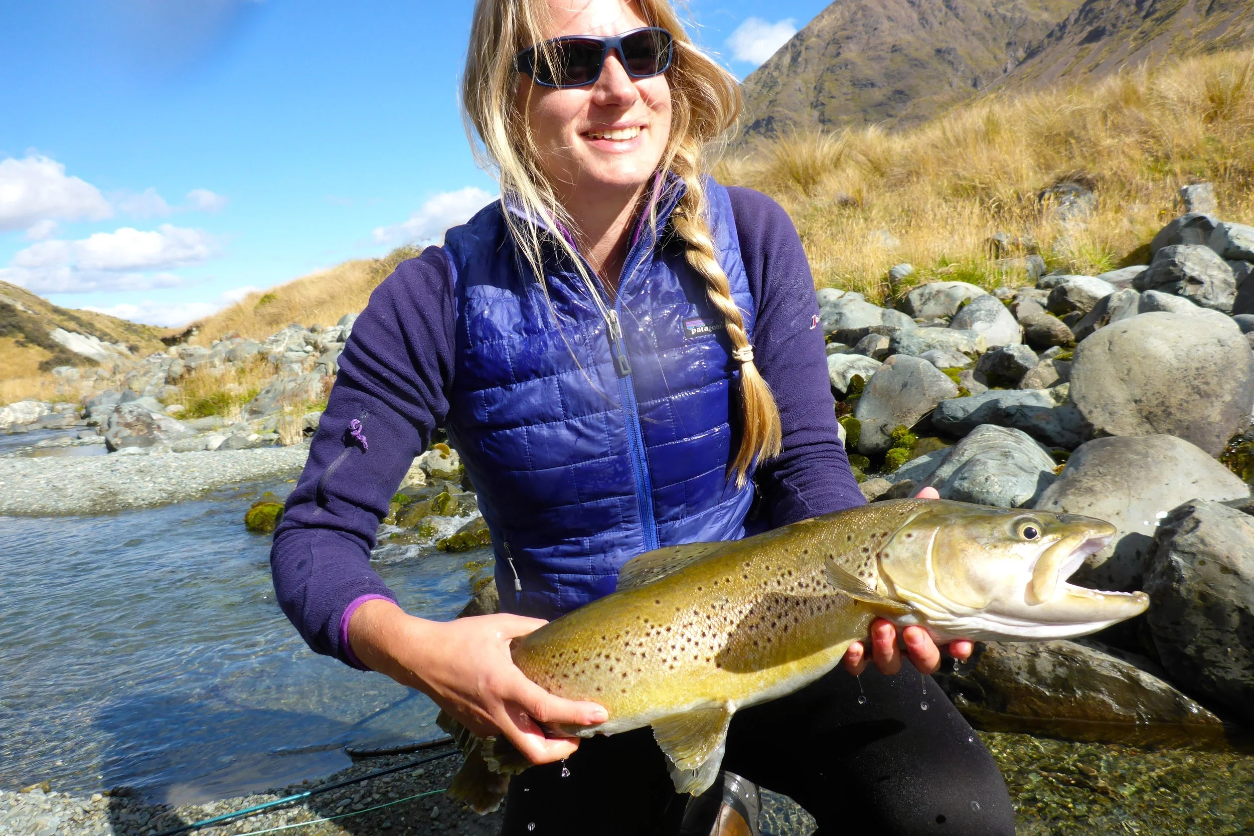 A super fish for Charlotte at the end of the day!