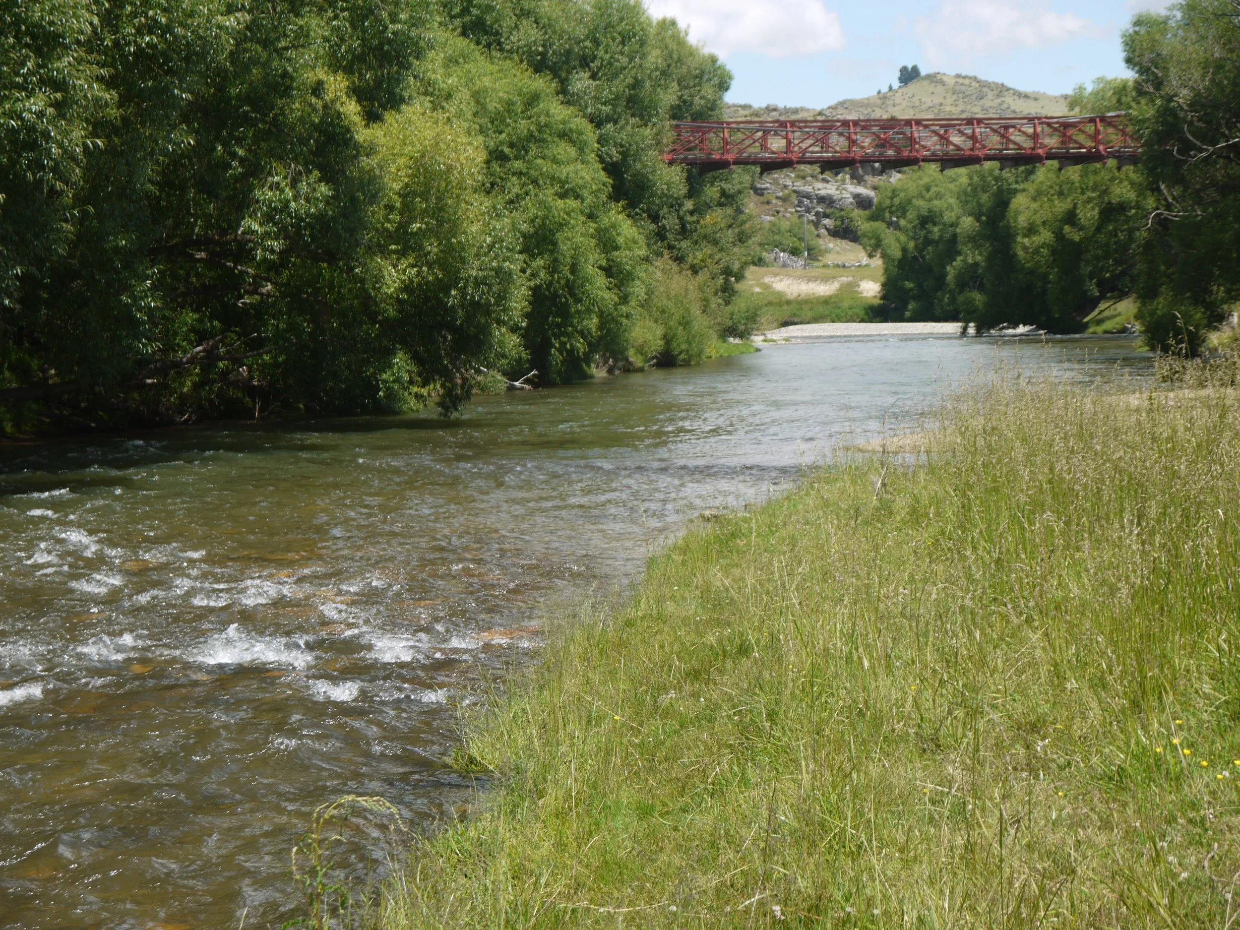 The beautiful local river.