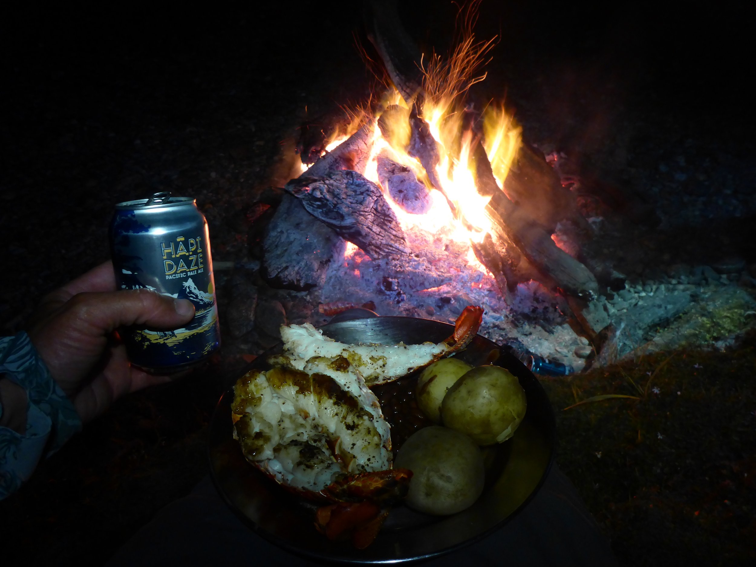 Crayfish, spuds, beans and beer...