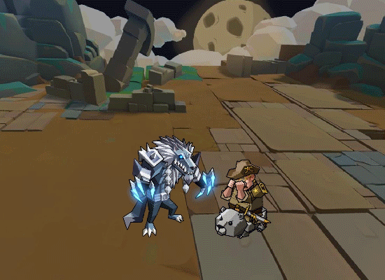 TeddyVSWerewolf.gif
