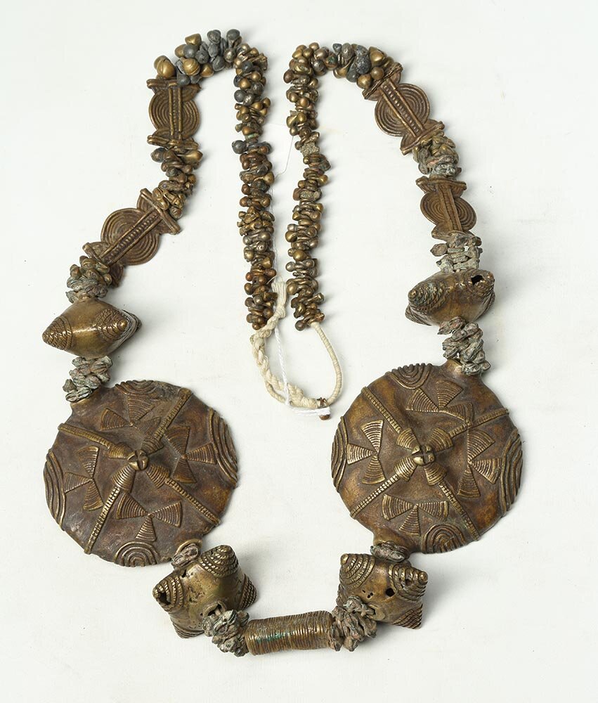 Ashanti bronze necklace