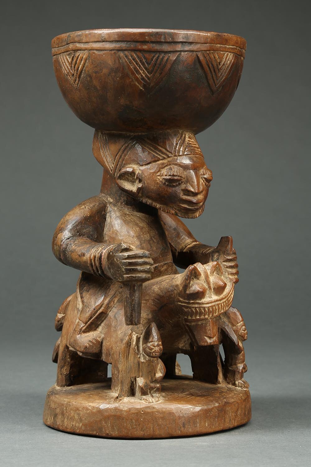 Yoruba Bowl with rider