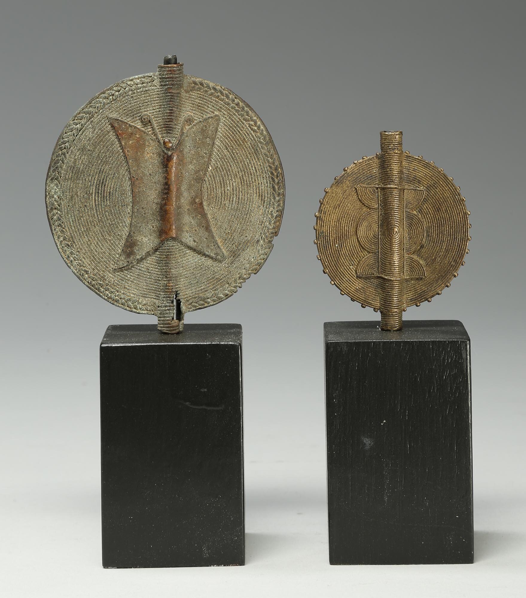 Ashanti Bronze Discs, butterfly