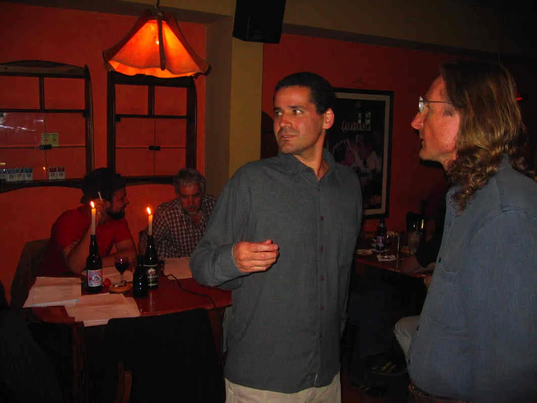 After the Reading in Casablanca in Cochabamba, Bolivia.