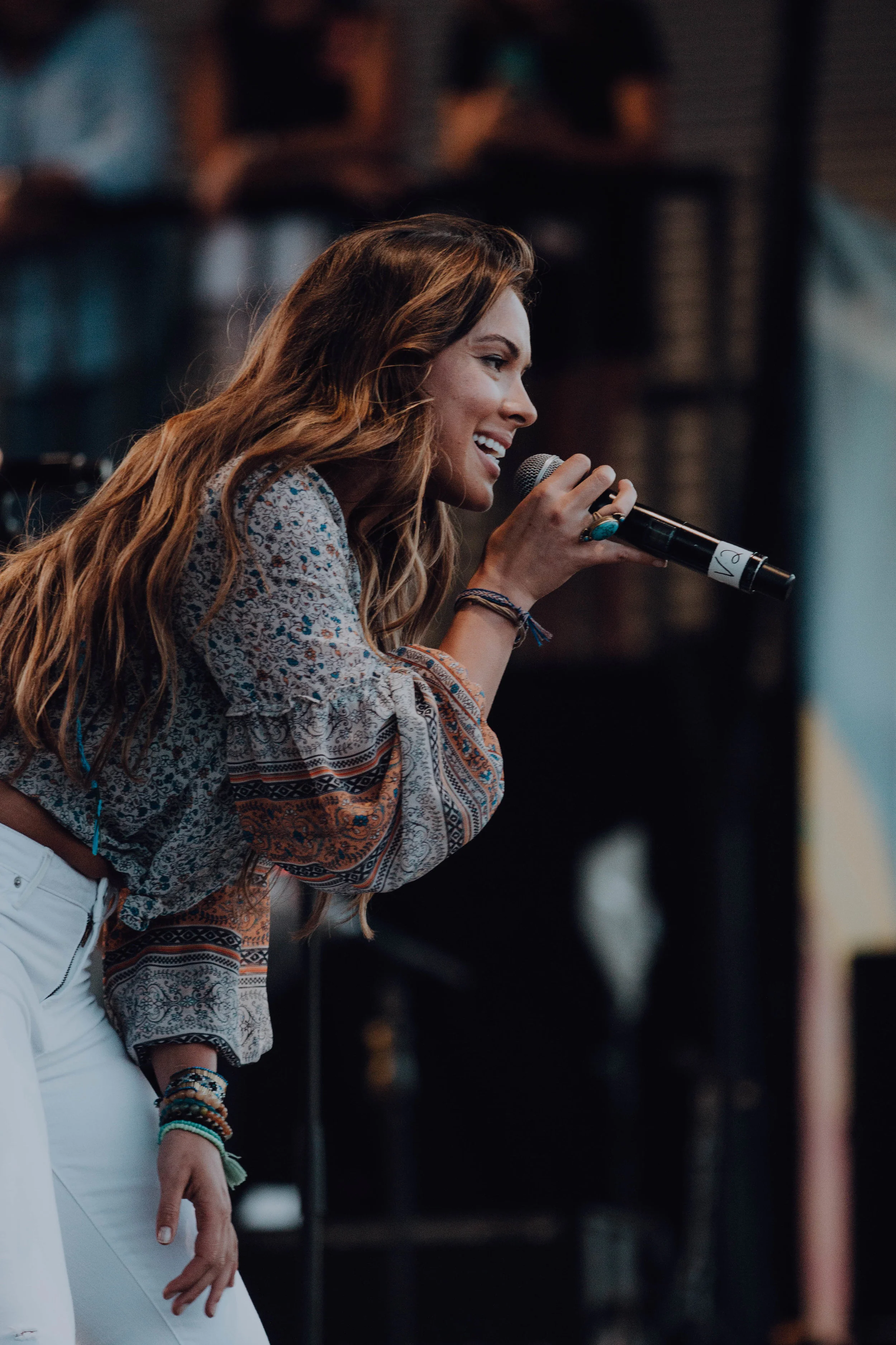 Naomi Cooke of Runaway June at Ascend Amphitheatre for CMA Fest in Nashville, TN on June 8th Runaway June is an all woman trio and I’m here for it. Got to hear their current single ‘Buy My Own Drinks’ at this show before it was out yet. Now it’s out and I’m still obsessed with it.