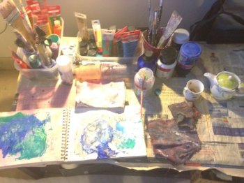 These colours are the ones that I used to make Blue