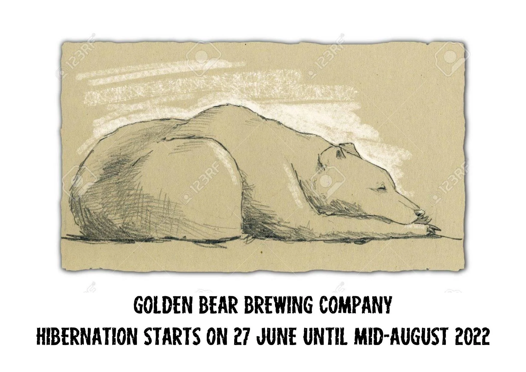 The Bear is hibernating!