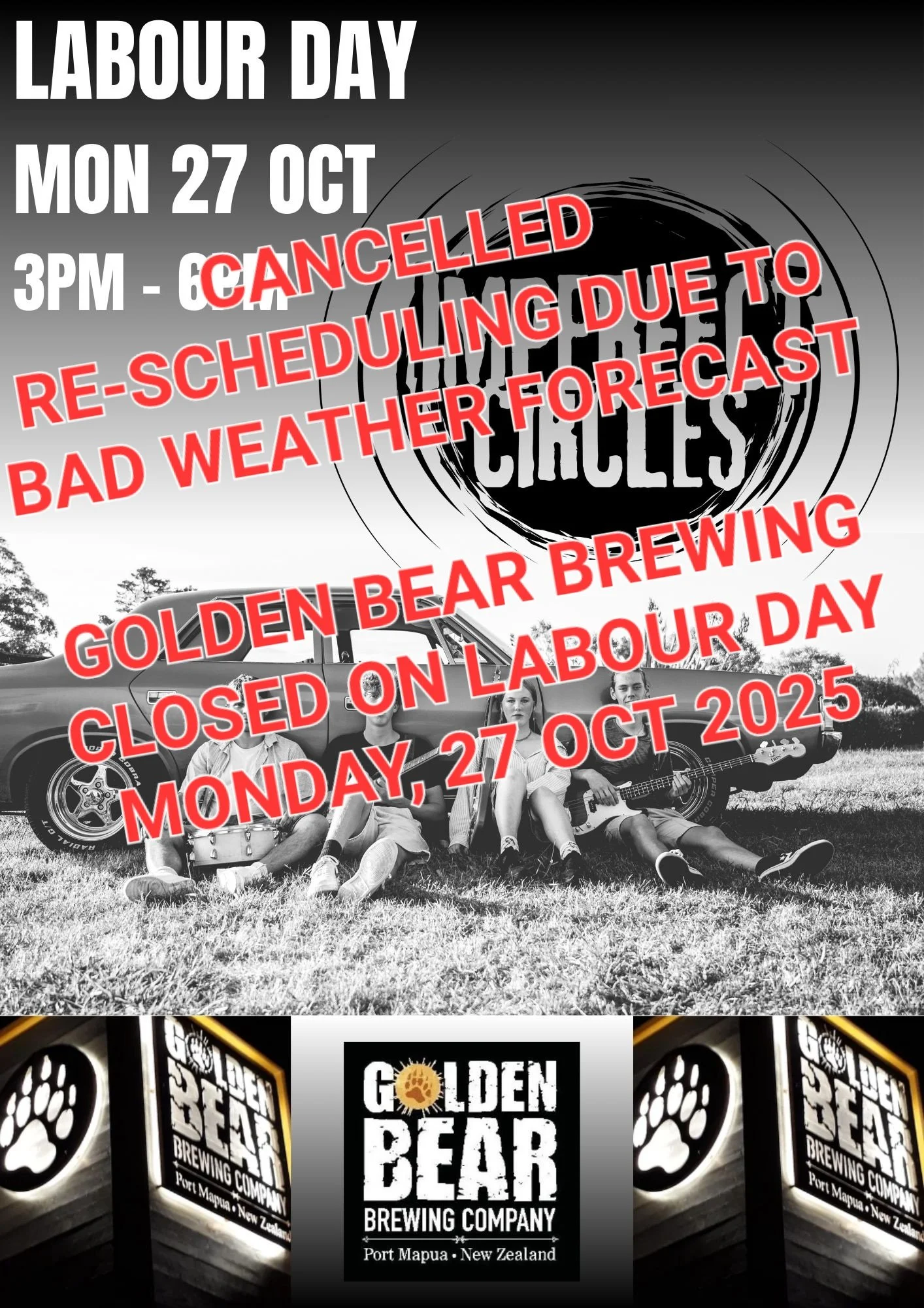 CANCELLED - IMPERFECT CIRCLES