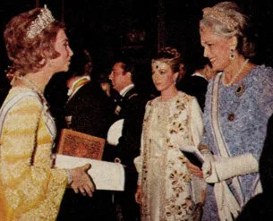 Princess Sophia of Spain and the Begum Aga Khan III