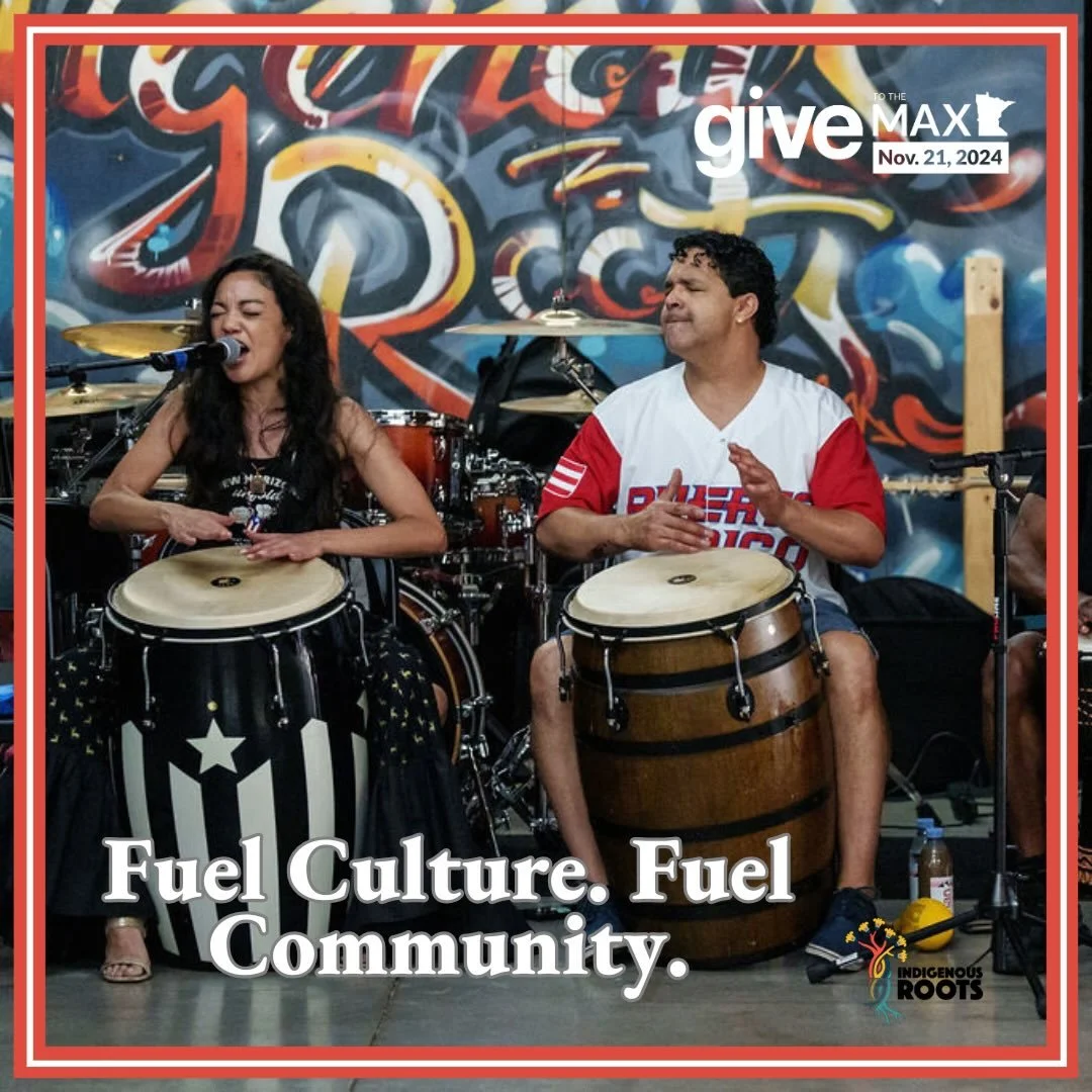 WOW&mdash;our community is showing up! 🙌
17 donors have contributed to Indigenous Roots for Give to the Max as of right now.

Your support fuels:
 ✨ Multigenerational cultural programming
 ✨ Safe, accessible spaces for youth &amp; artists
 ✨ Cross-c