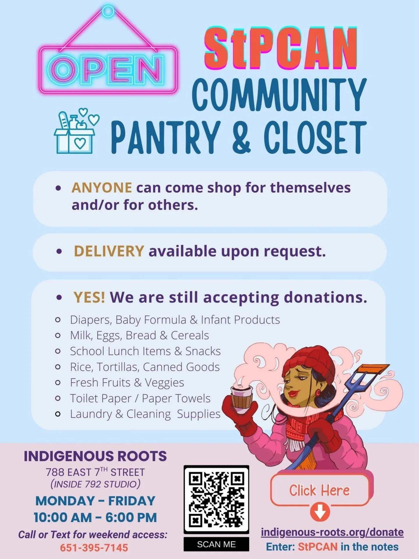 The Saint Paul Community Action Network (StPCAN) was launched in response to the Rose Avenue 🧊 raid back in November 2025. Our network is comprised of people who live, work, play and/or care for Saint Paul. 

In times of chaos and crisis we respond 