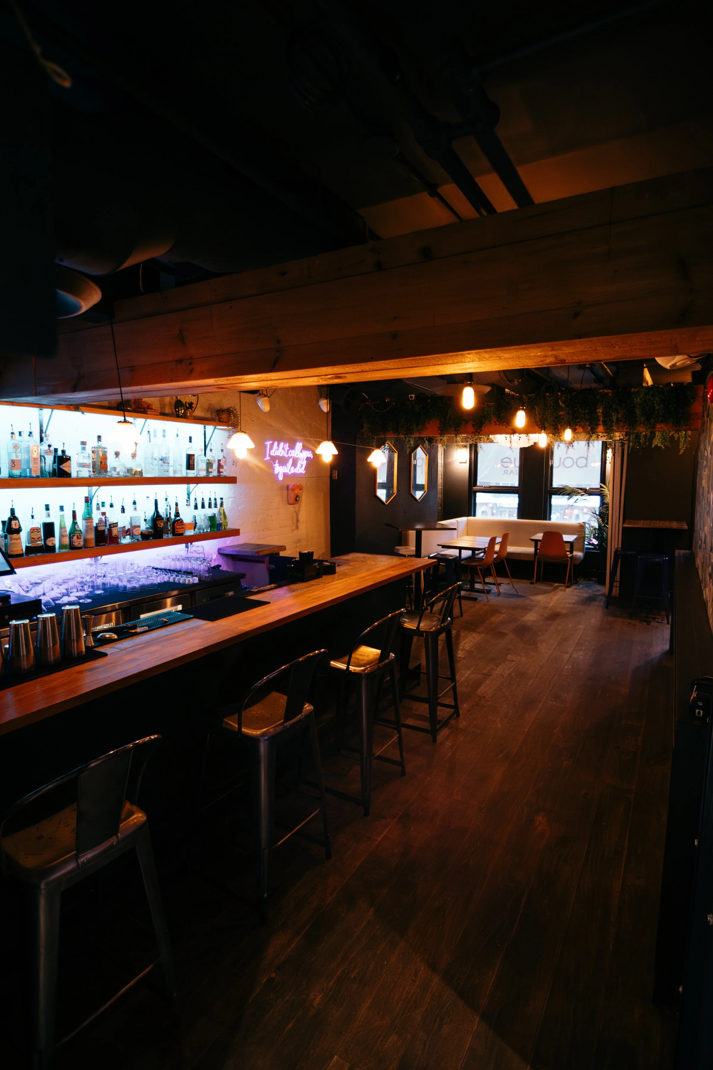 2nd floor cocktail bar - Open Fridays, Saturdays and special events