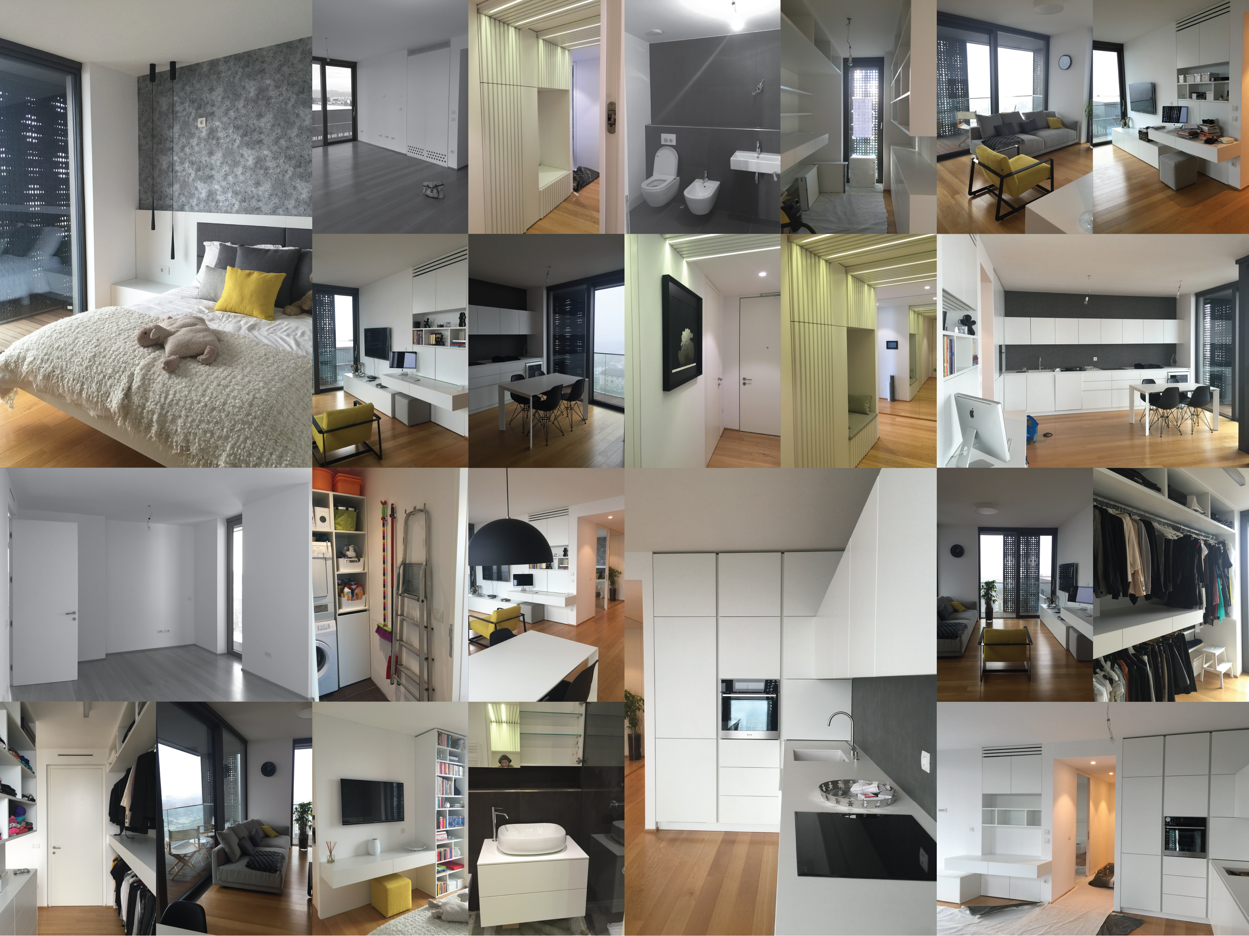 white apartment / interior design / 2015-2016