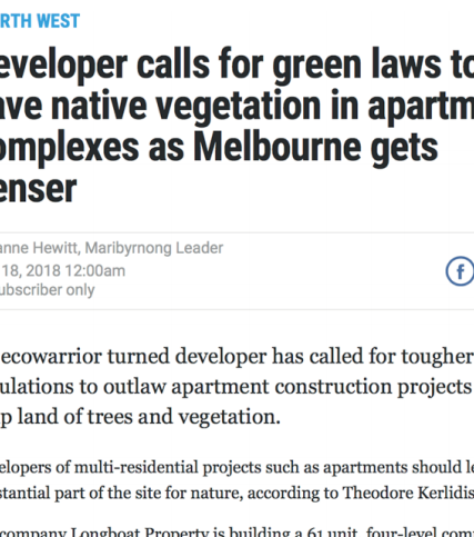 July 2018 - Developer calls for Green Lawns 