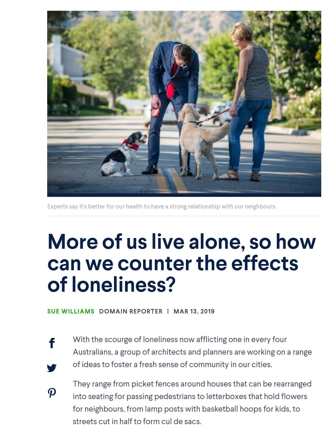 March 2019 - Brave Street features on Domain 