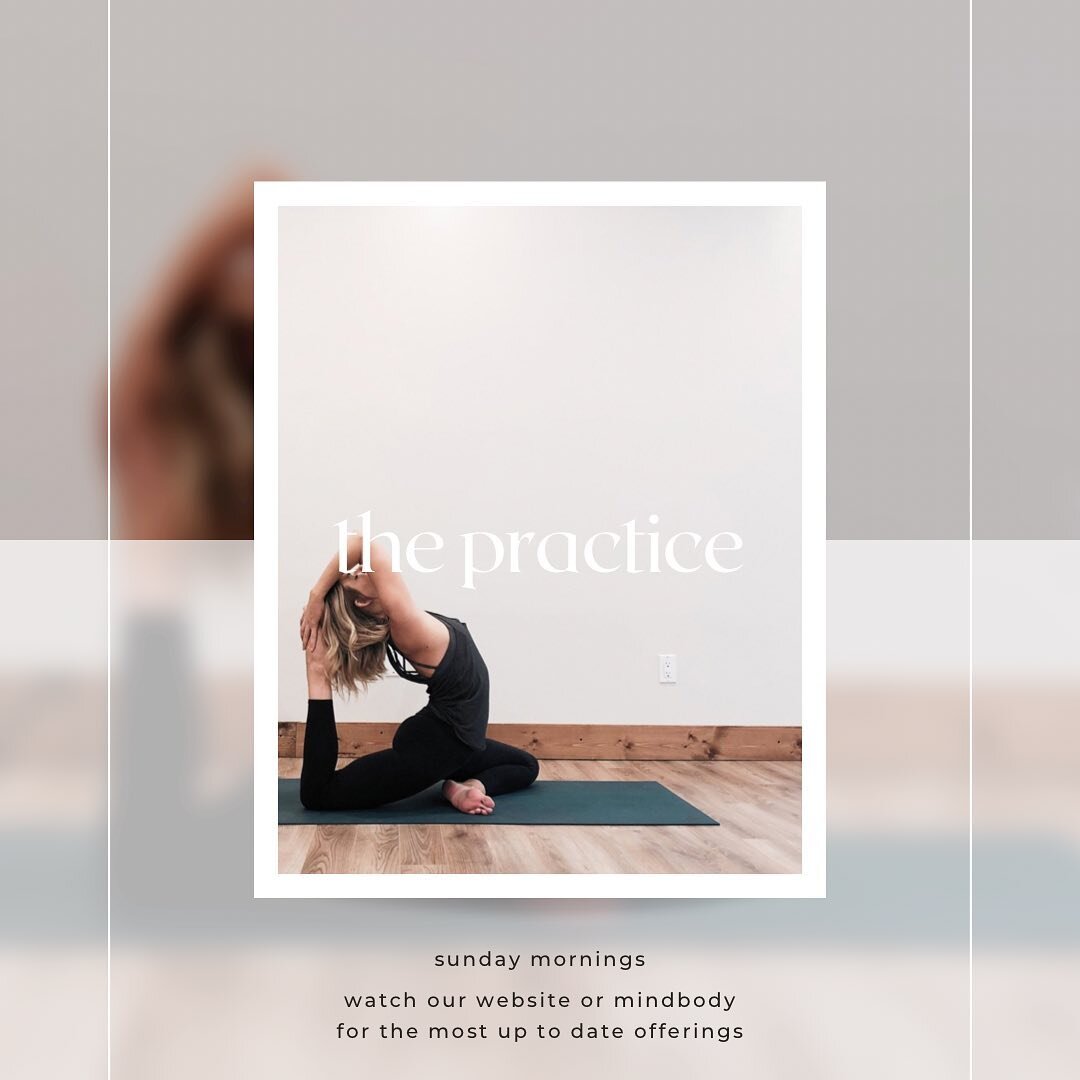 We have exciting news! Over the duration of the current 200 hour Yoga Teacher Training offering, Candace is opening the studio to the public for the Sunday morning practices.

Pre-registration is required for these practices, and there are only 10 sp