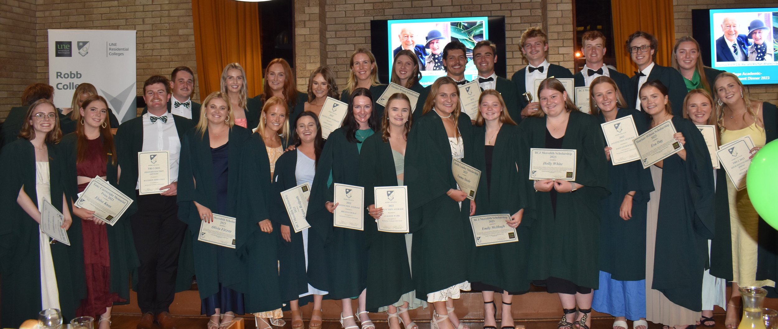 Robb College Scholarship and Academic Prize Winners 2023.
