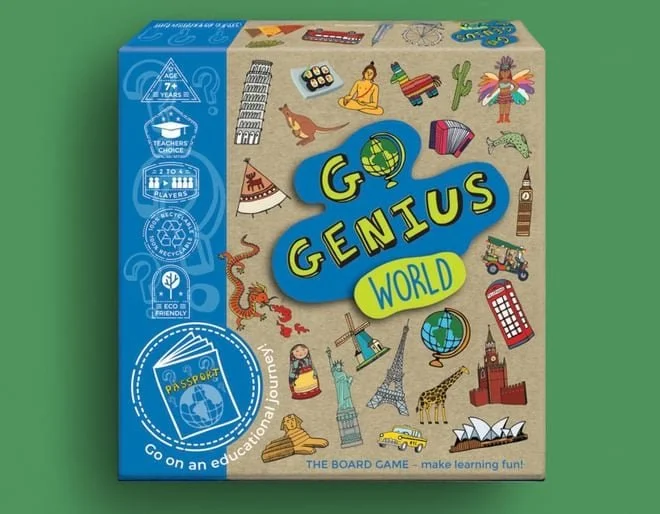 WIN! Go Genius World Geography Game with Wicked Uncle