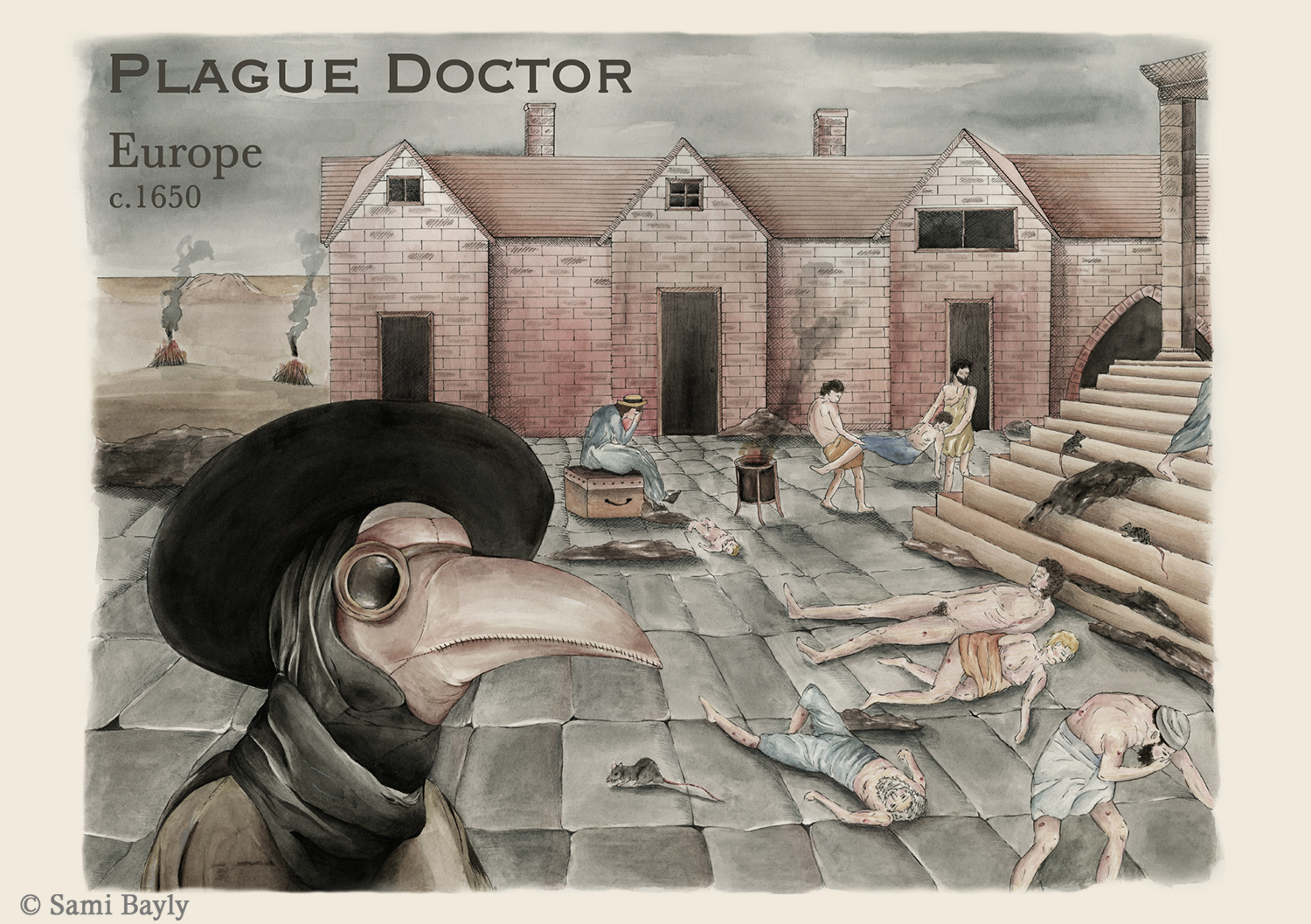 Plague Doctor Infographic