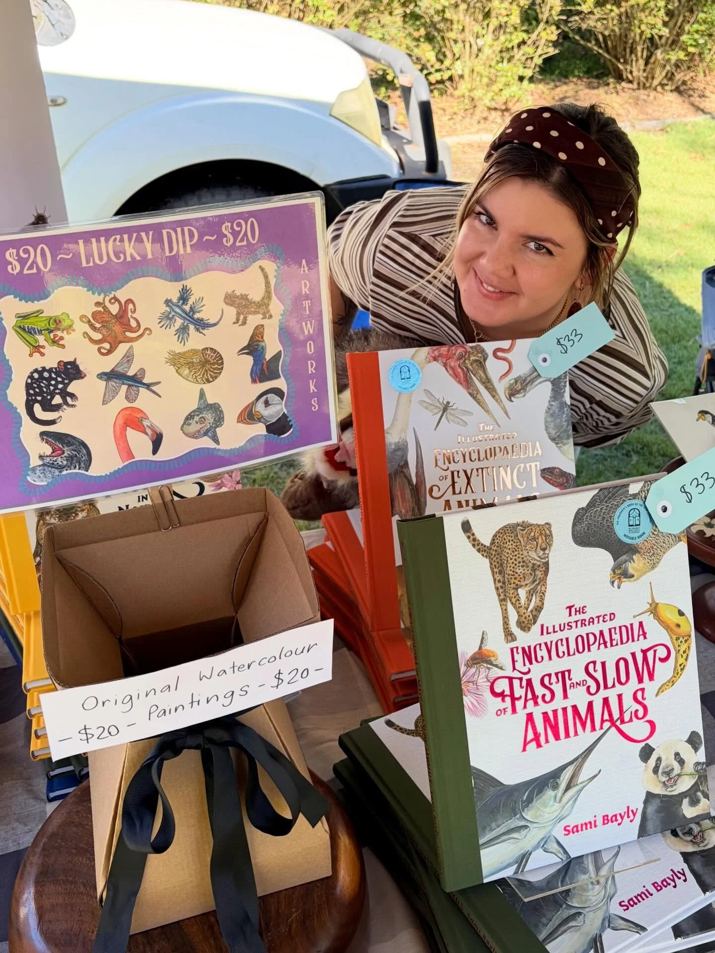 The Teddy Bear&rsquo;s Picnic was a success! 🧸

Here are some happy snaps from the day 📸 Featuring my animal art, Ryan&rsquo;s pooping birds and some handmade teddy bear t-shirts (that I crafted from old clothes). 

Thanks to everyone who came and 