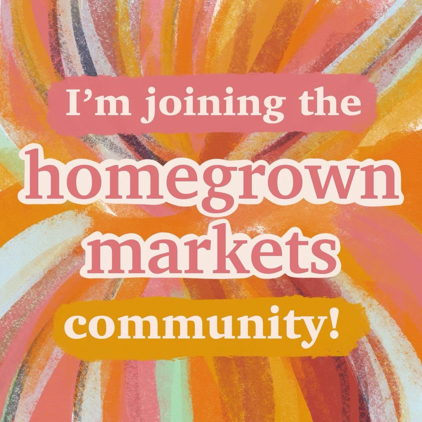 🤩 how exciting is this?! 🤩

I&rsquo;m joining the @homegrownmarkets community, with my first market set to be at @thestationnewcastle on Saturday the 13th of June (so next weekend).

I&rsquo;ve been a big fan of their markets for a while, so this i