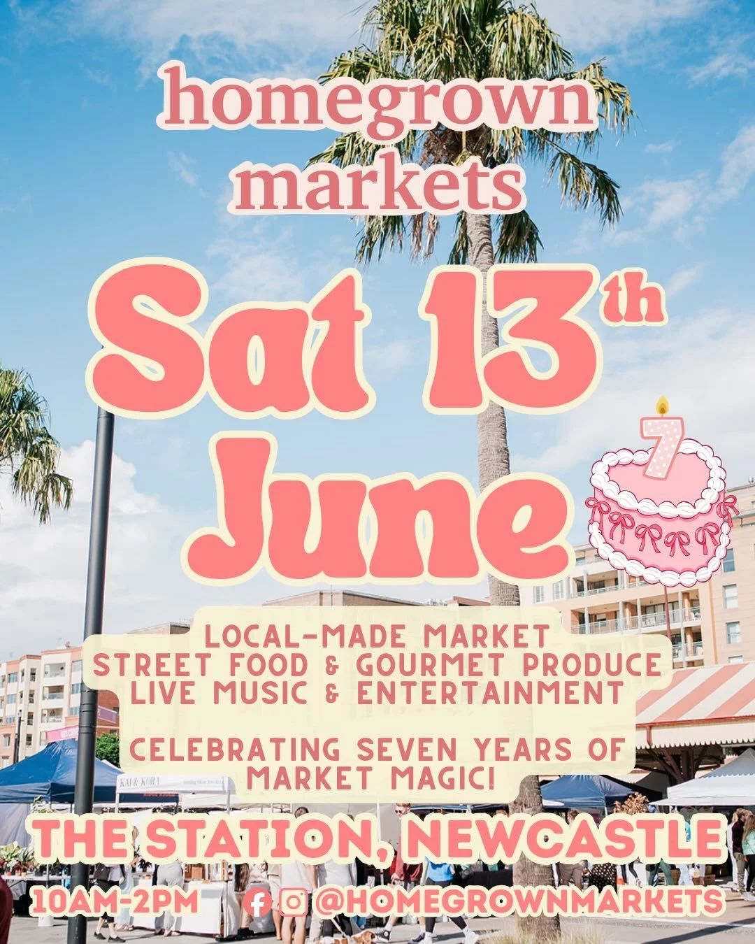 Join me for my first @homegrownmarkets stall this Saturday 🤩 it&rsquo;s their 7th birthday, so what a special time to be celebrating.
I&rsquo;ll be selling kids books, bookmarks, lino printed artworks and shirts, stickers and original watercolour pa