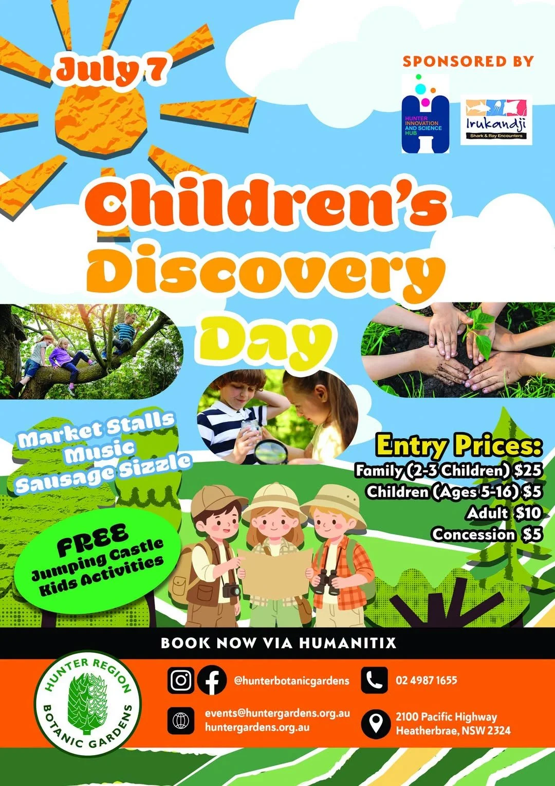 Hunter Regional Botanic Gardens Children's Discovery Day – Market