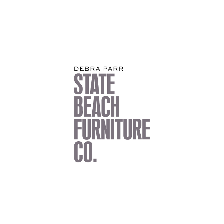 Peggy Wong Studio / logo design for State Beach Furniture Co.