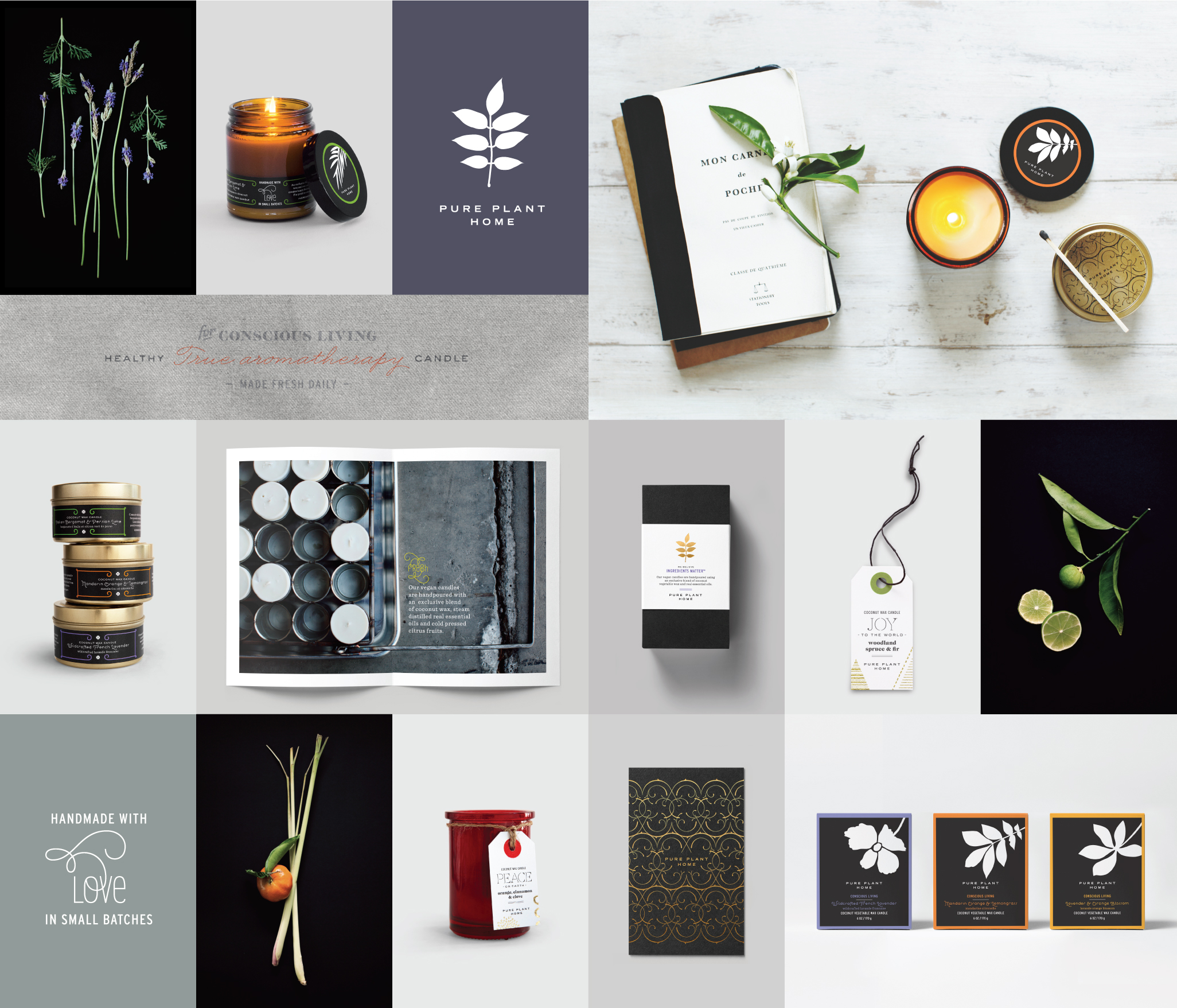 Peggy Wong Studio / branding design and photography for Pure Plant Home