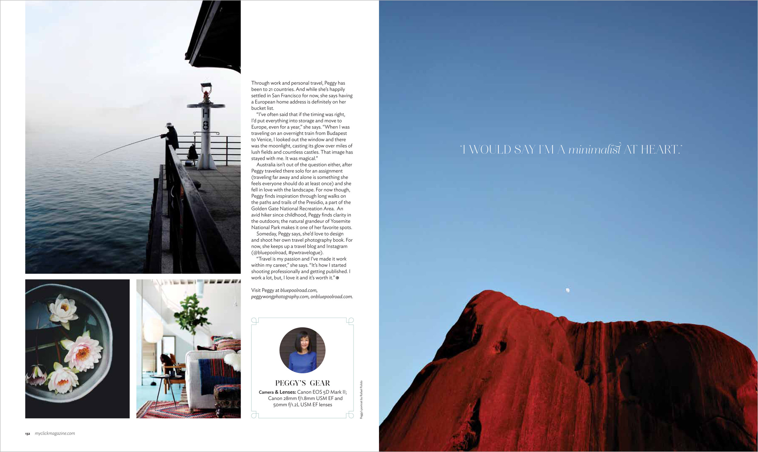 Peggy Wong Photography / profile feature on Peggy Wong in Click Magazine
