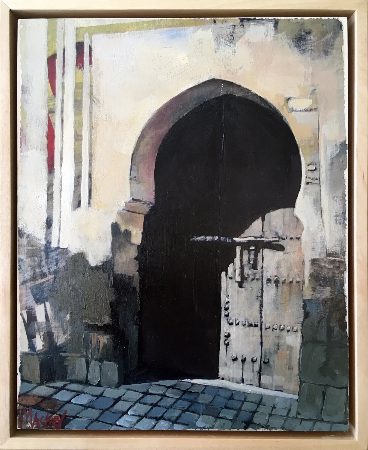 Moroccan Door. 10” x 8”