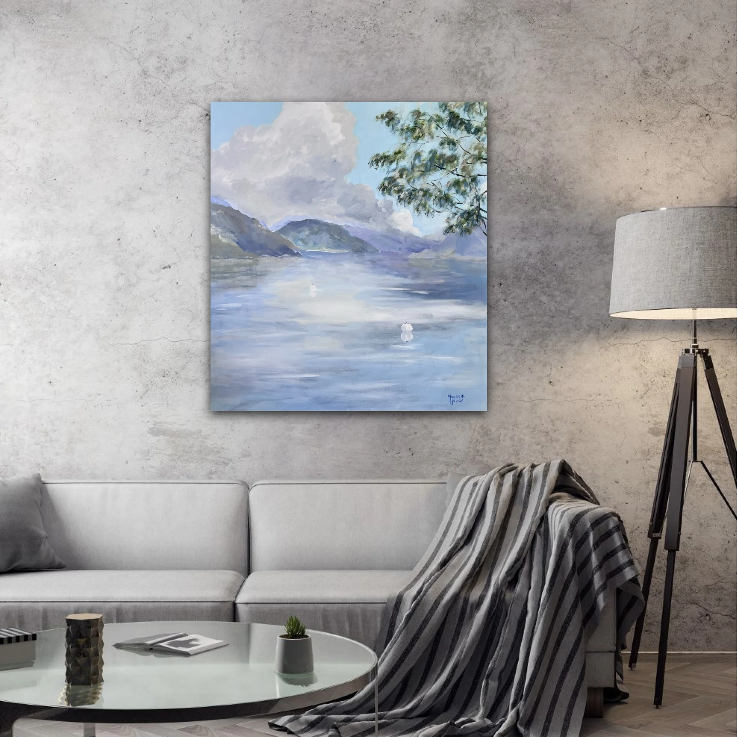 Lake Ambiance by Meredith Howse-Wall View.JPG