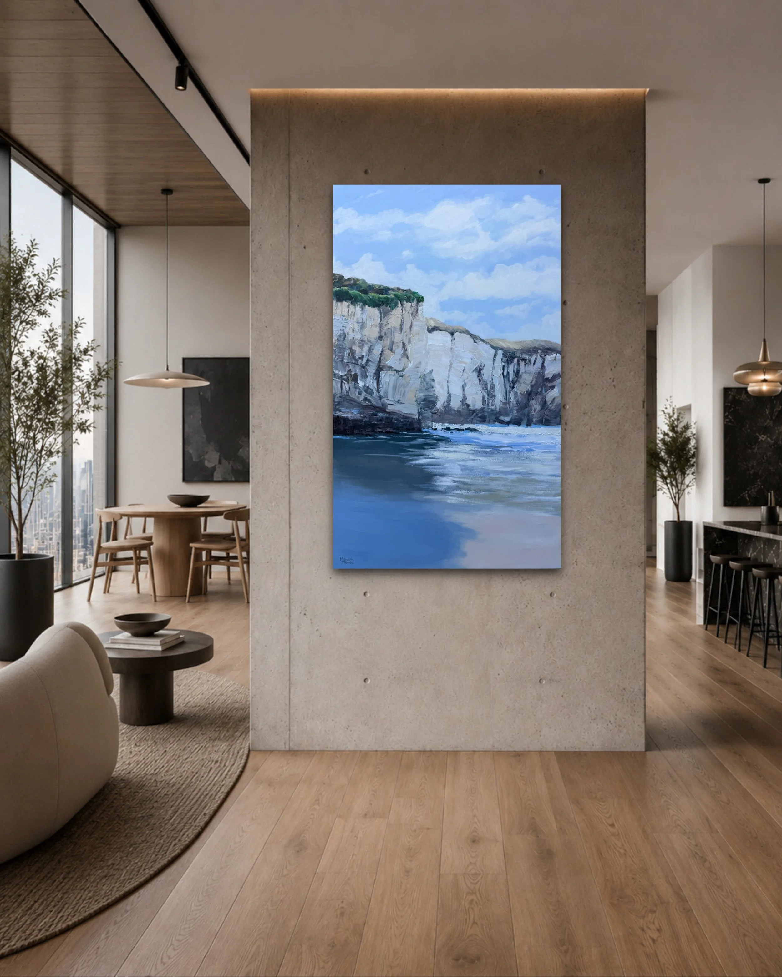 Tunnel Beach Dunedin wall view.JPG