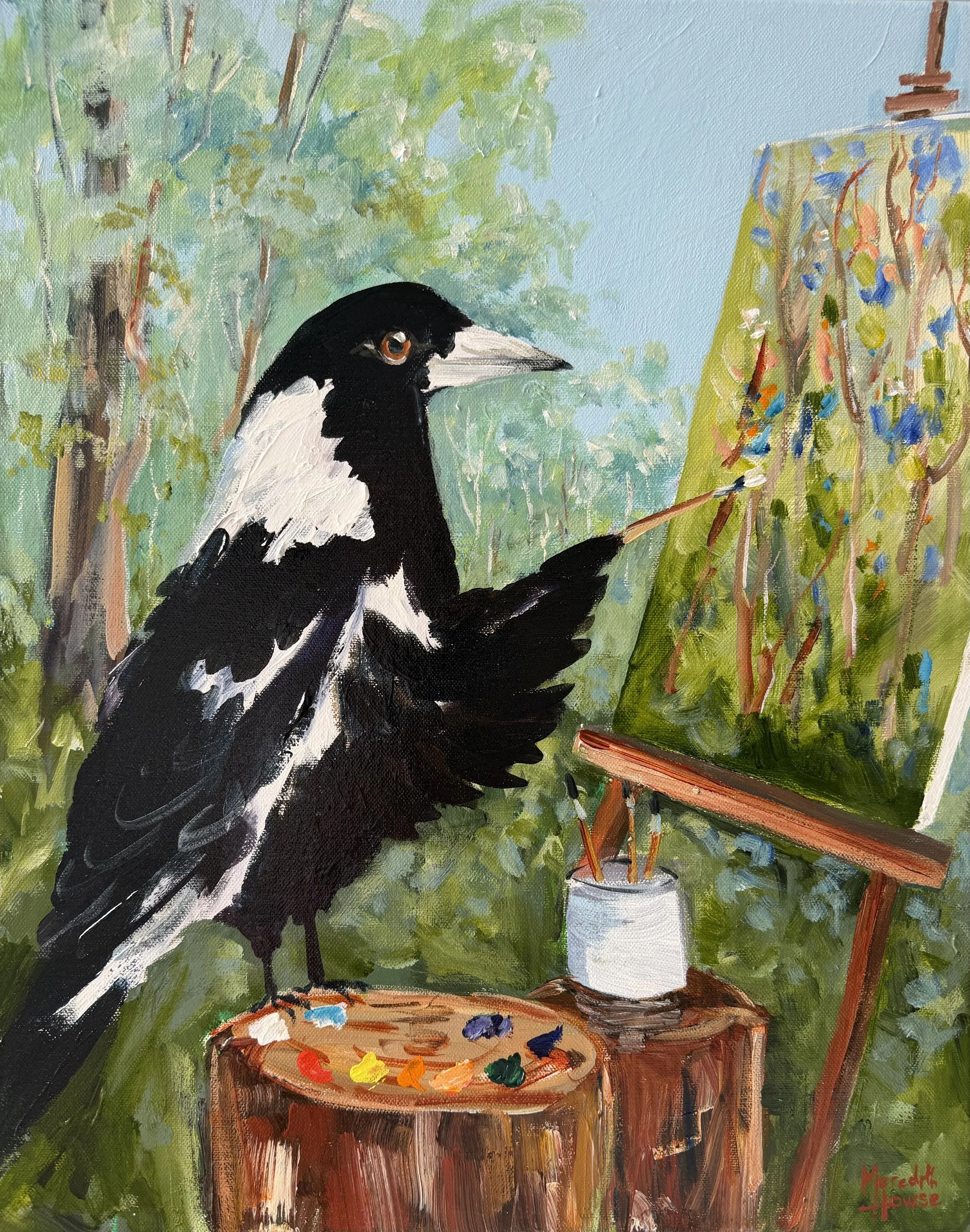 Bird Art - Original painting