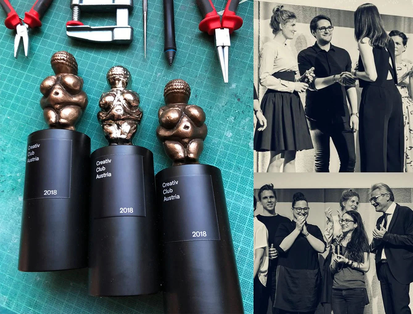 “Trump 365”: Silver, Bronze and honorable mention In collaboration with: Scholz & Friends, Stefan Paul Kernjak, Christoph Schindelar, Belle & Sass, Lip Comarella and Sandra Reichl “Vier Diamanten”: Bronze In collaboration with: Reichl und Partner, Salon Alpin, Sandra Reichl, Christian Leitner und Christoph Schindelar