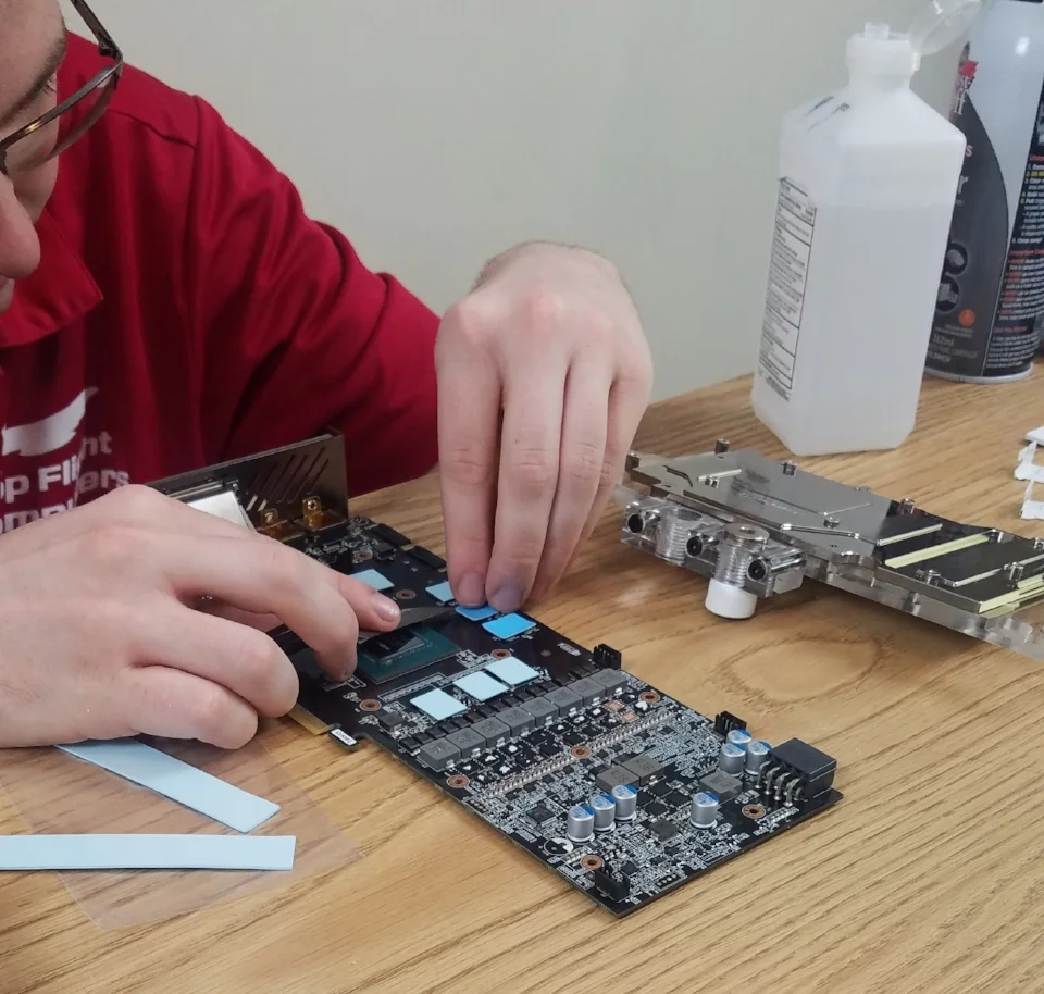 Applying new Thermal Pads for the EK Block