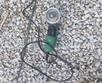 Guard missing on grinder