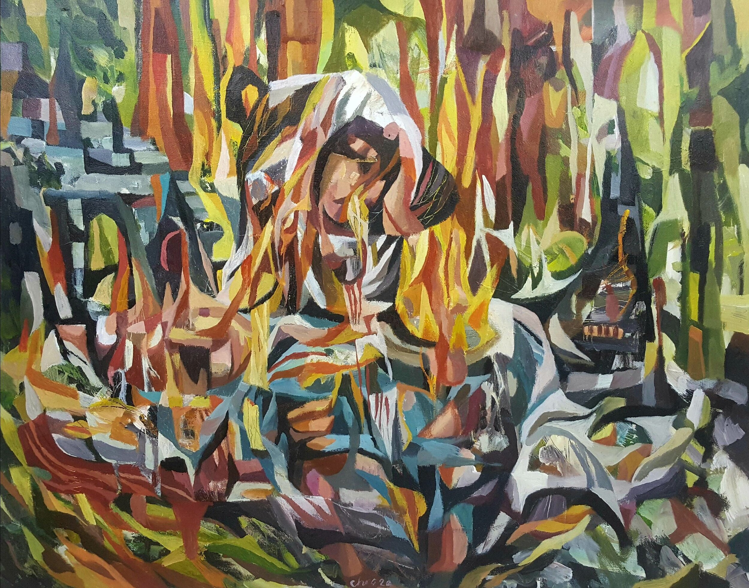SOLD “Go the way you intended”, 70x90cm, 2020