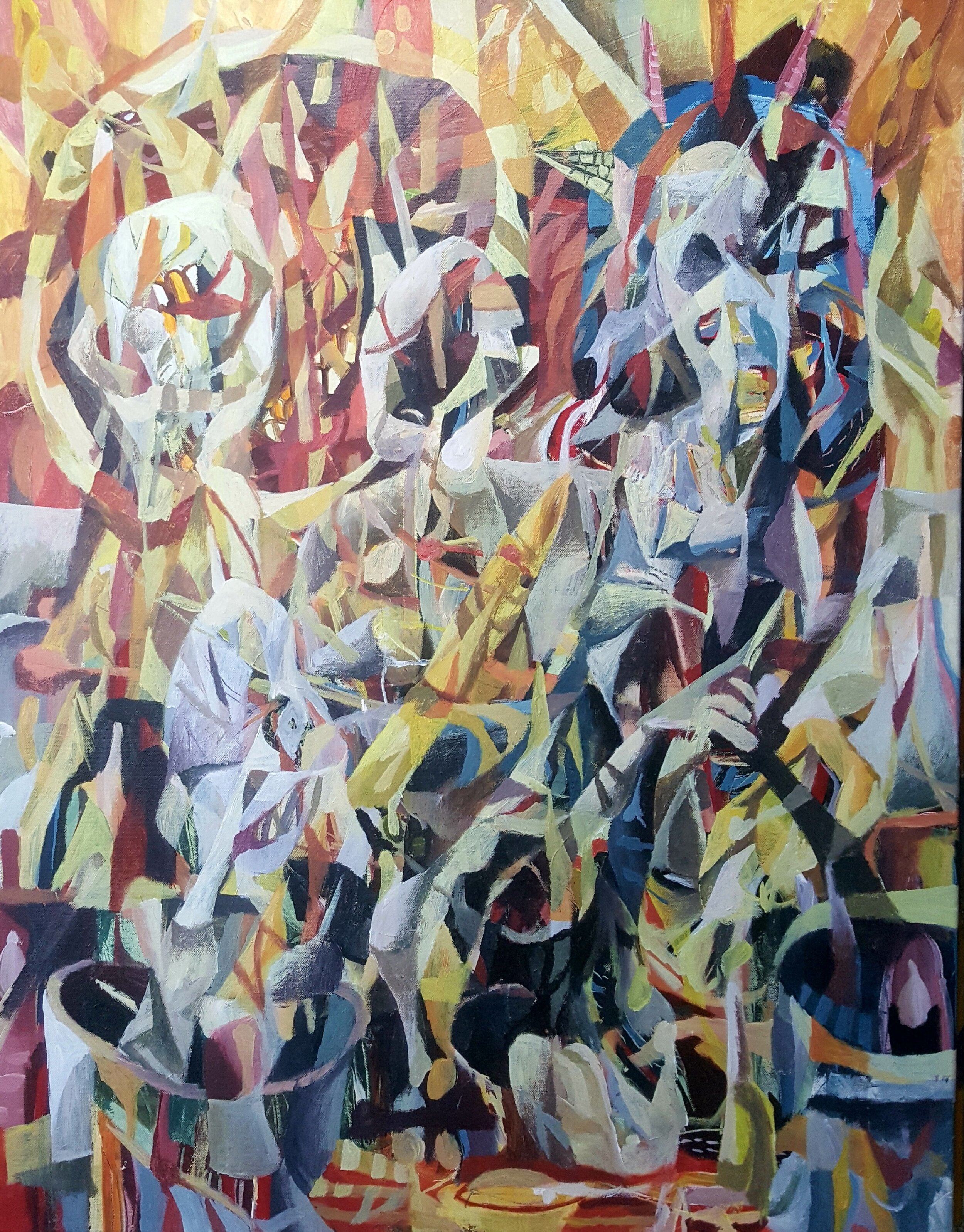 “Yes, I’m with them!”, 70x90cm, 2020