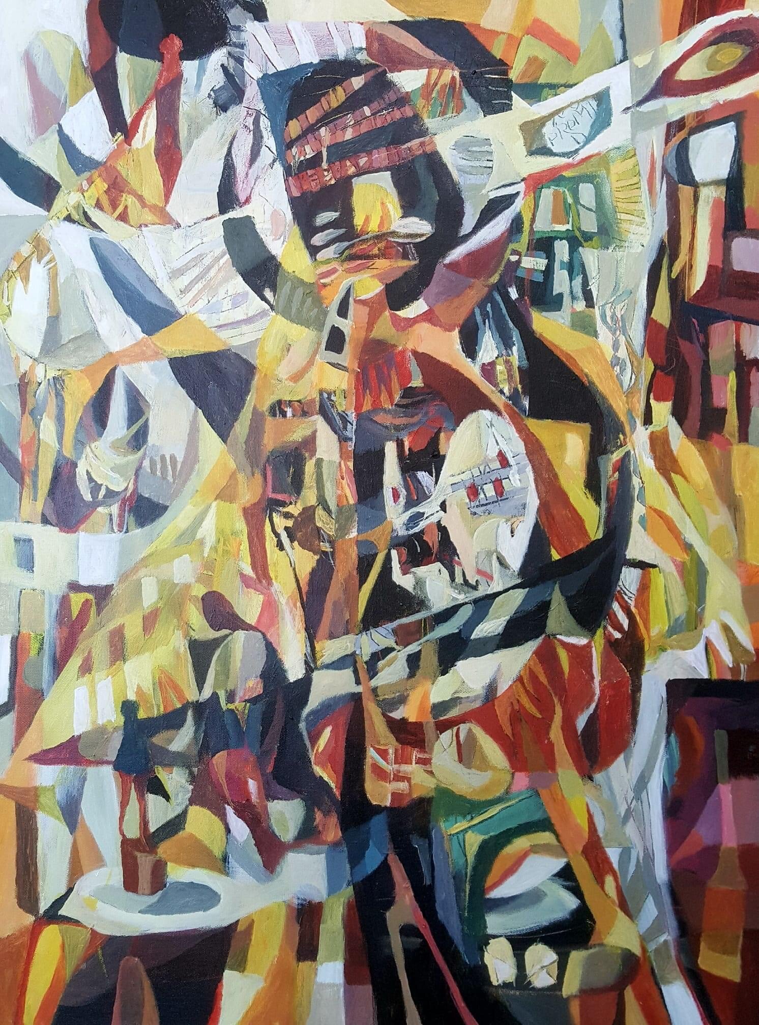 “I’m thinking about it”, 60x80cm, 2020