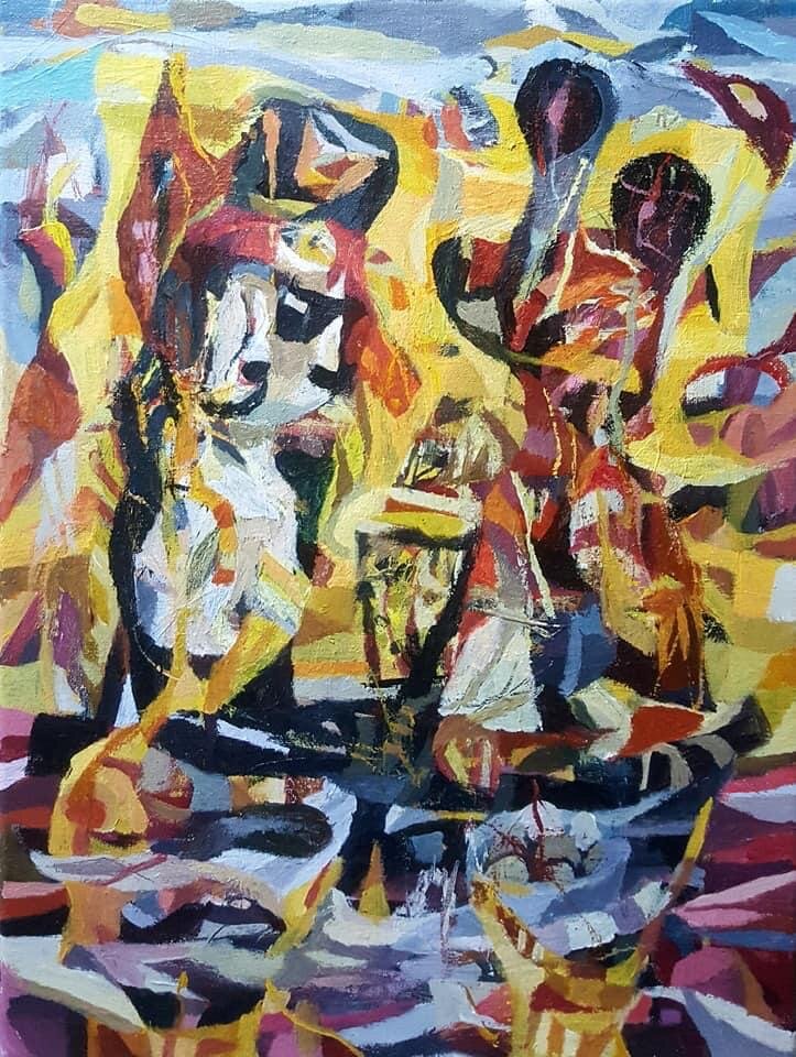 SOLD “Who told you?”, 30x40cm, 2020