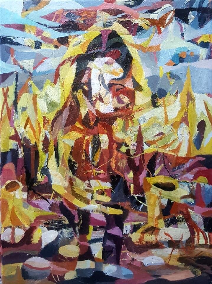 “Nah, I’m just ...you know...”, 30x40cm, 2020