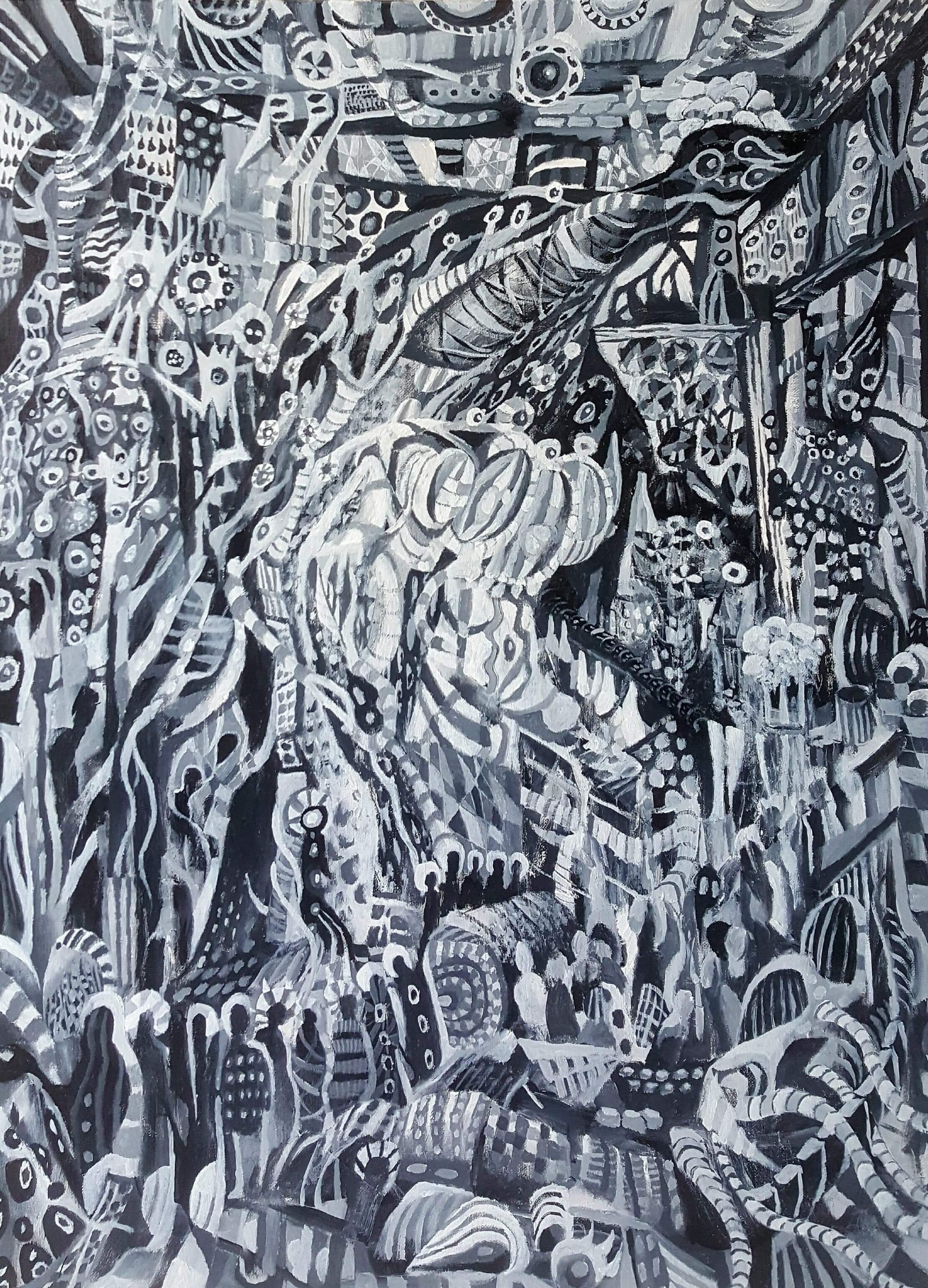 "I'm sure they will see", 60x80cm, 2020