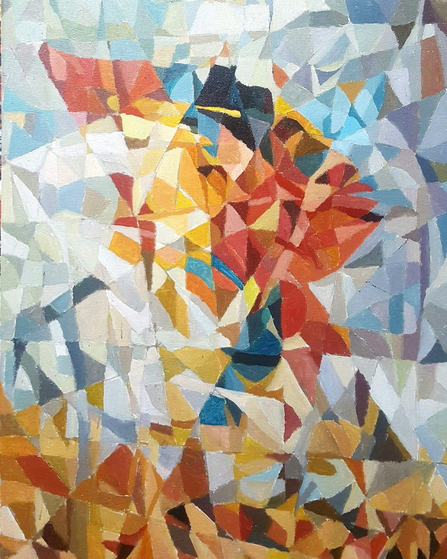 "Napoleon paraphrase", 30x40cm, 2020