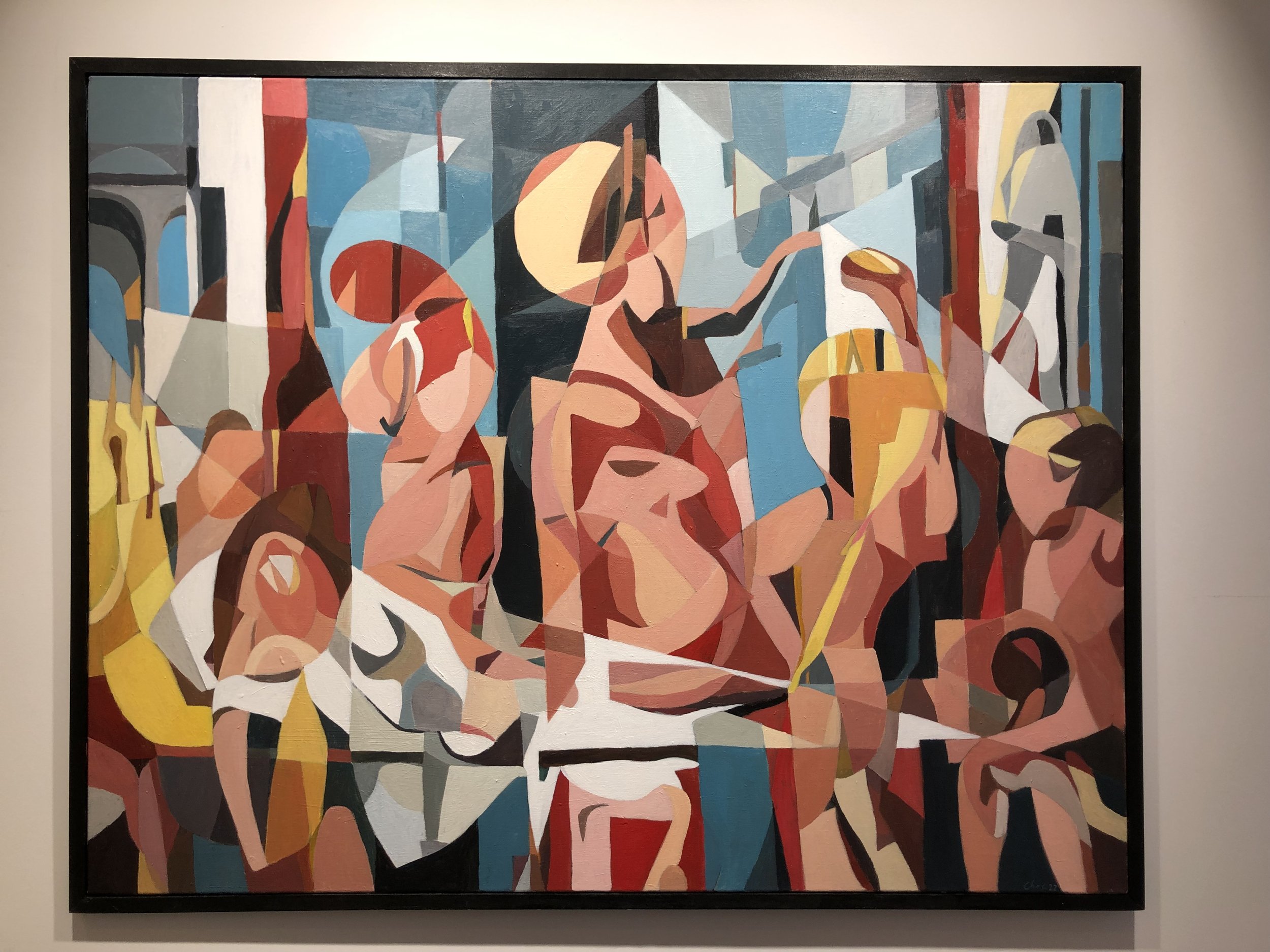 "Paraphrase of Roman Decadence", 110x140cm, 2022