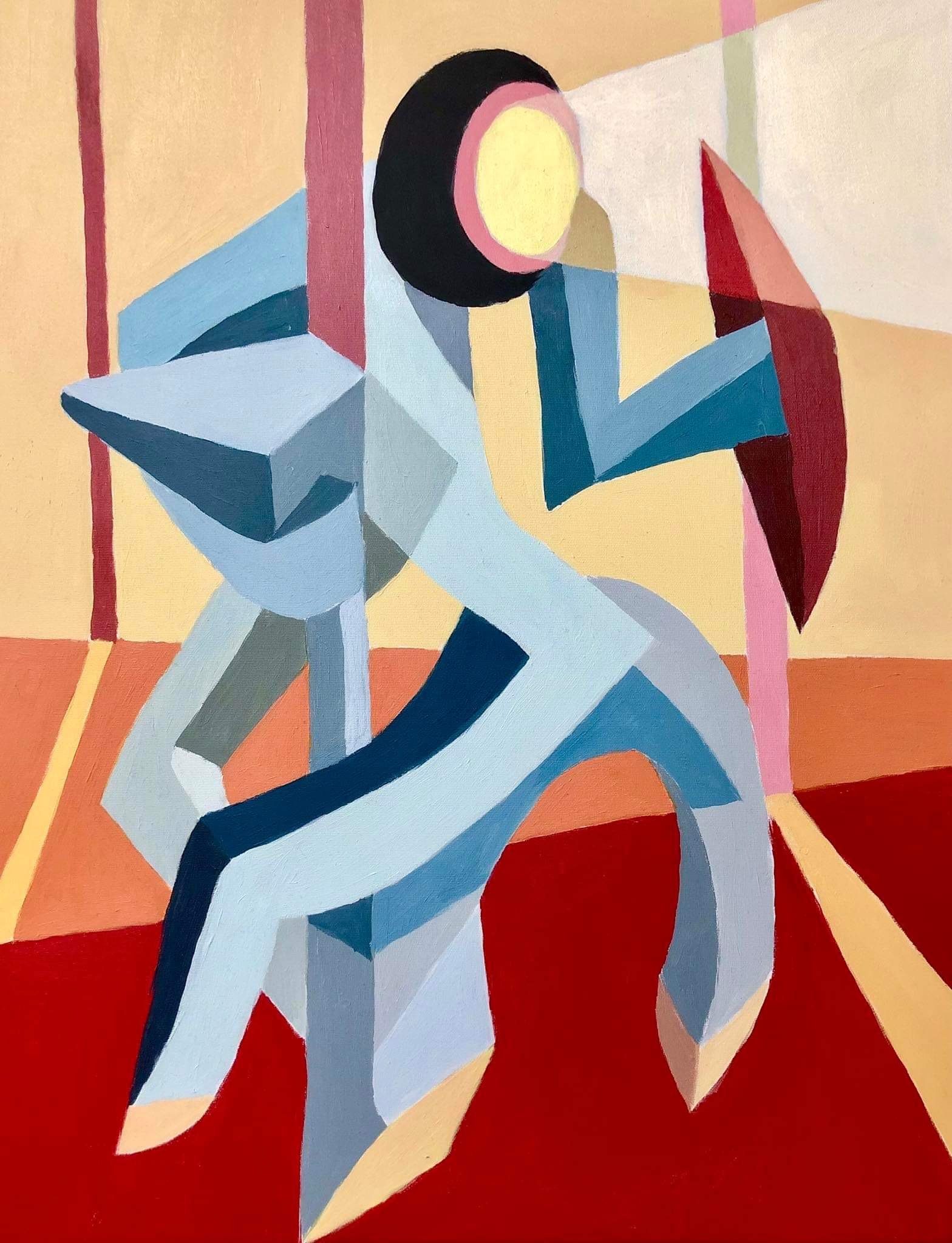 “Just at a regular level, I’d say”, 34x44cm, 2022